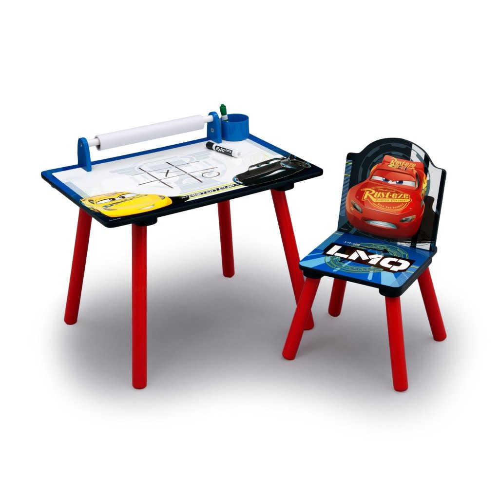 Afbeelding Delta Kids Cars tekentafel met stoel door Vidaxl.nl