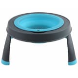 Popware Erhöhte Einzel-Haustierfütterungsstation Klein Blau 306939