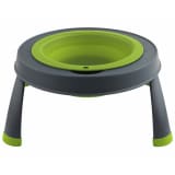 Popware Erhöhte Einzel-Haustierfütterungsstation Klein Grün 306946