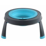 Popware Erhöhte Einzel-Haustierfütterungsstation Groß Blau 306977