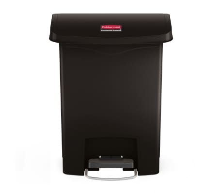 Rubbermaid Step-on Container Slim Jim 30 L Black