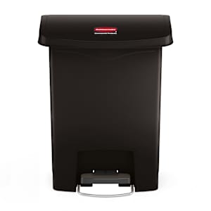 Rubbermaid Step-on Container Slim Jim 30 L Black