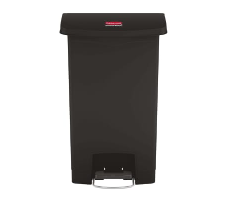 Rubbermaid Kosz z pedałem Slim Jim, 50 L, czarny