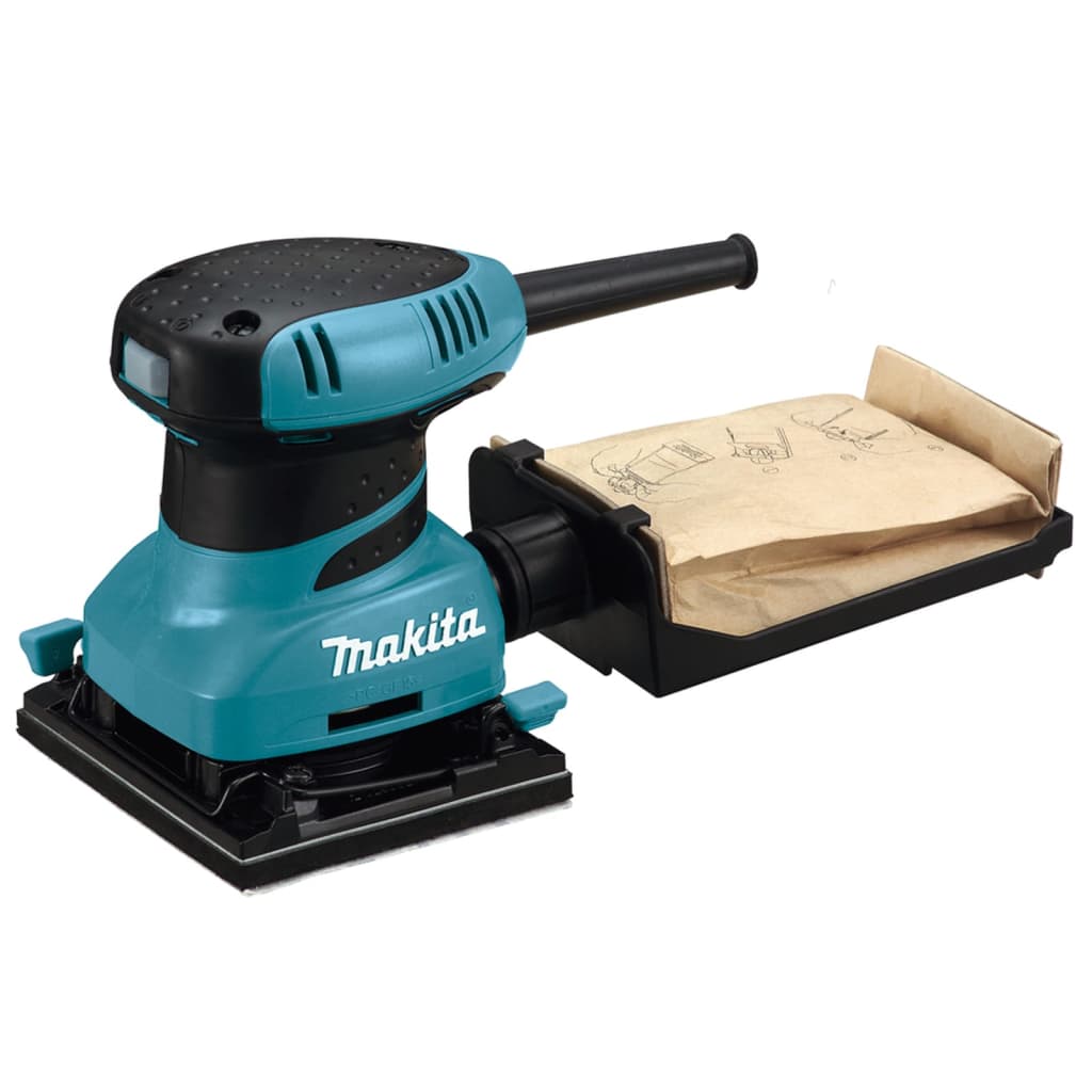 

Makita Vlakschuurmachine 200 W blauw en zwart