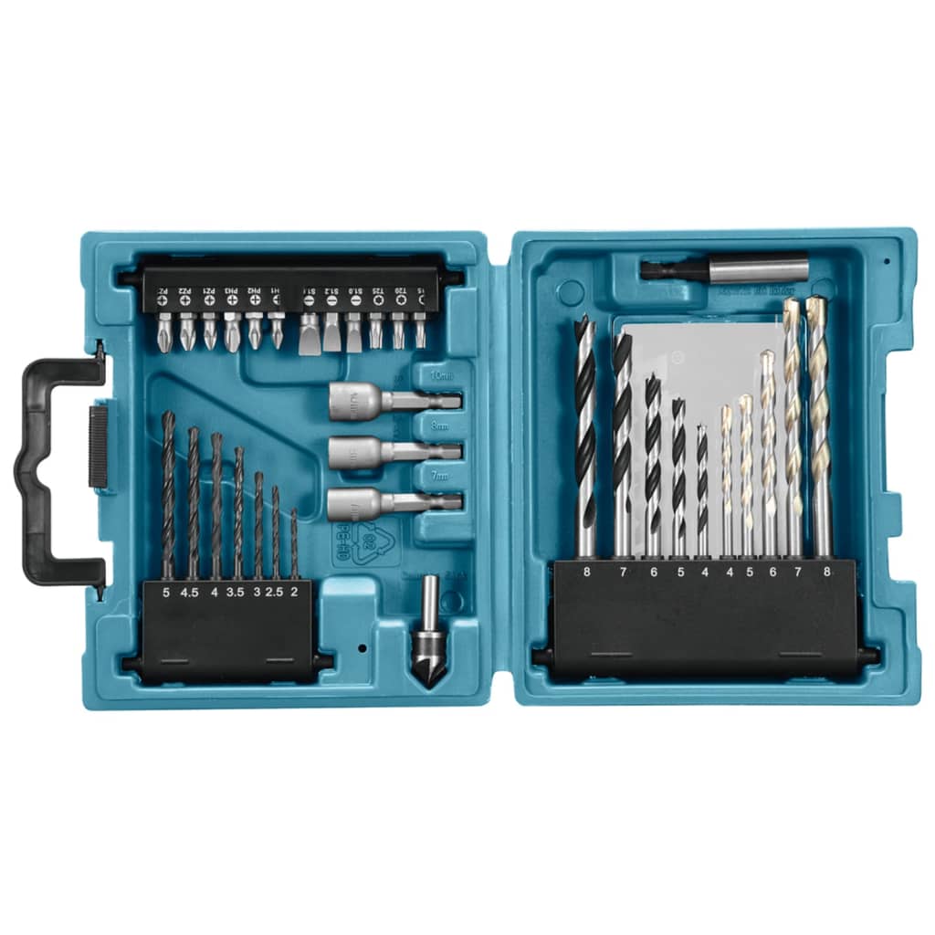 

Makita 34-delige Boorcombinatieset zilverkleurig