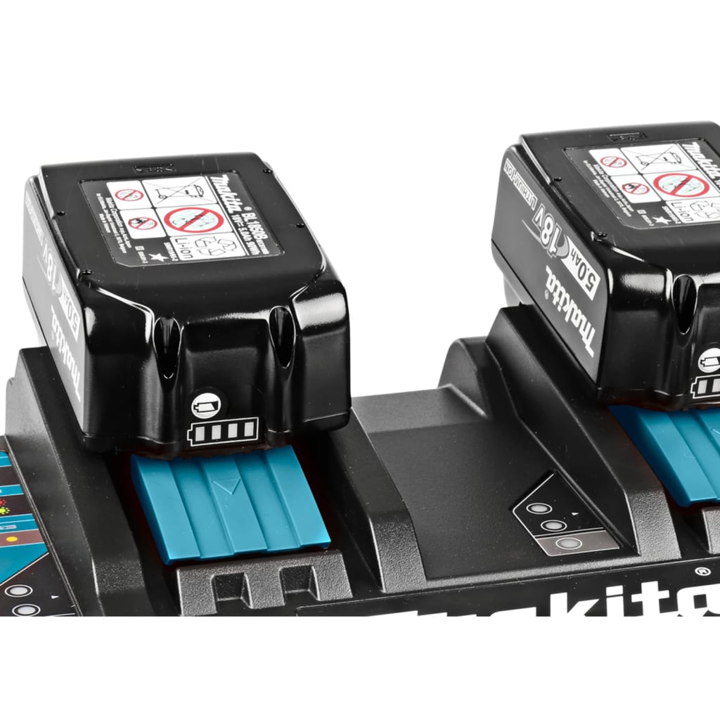 

Makita Snellader DC18RD zwart en blauw