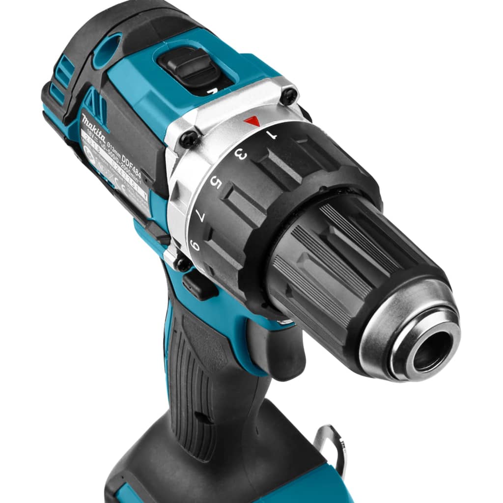 

Makita Boormachine met accu en oplader 18 V blauw en zwart