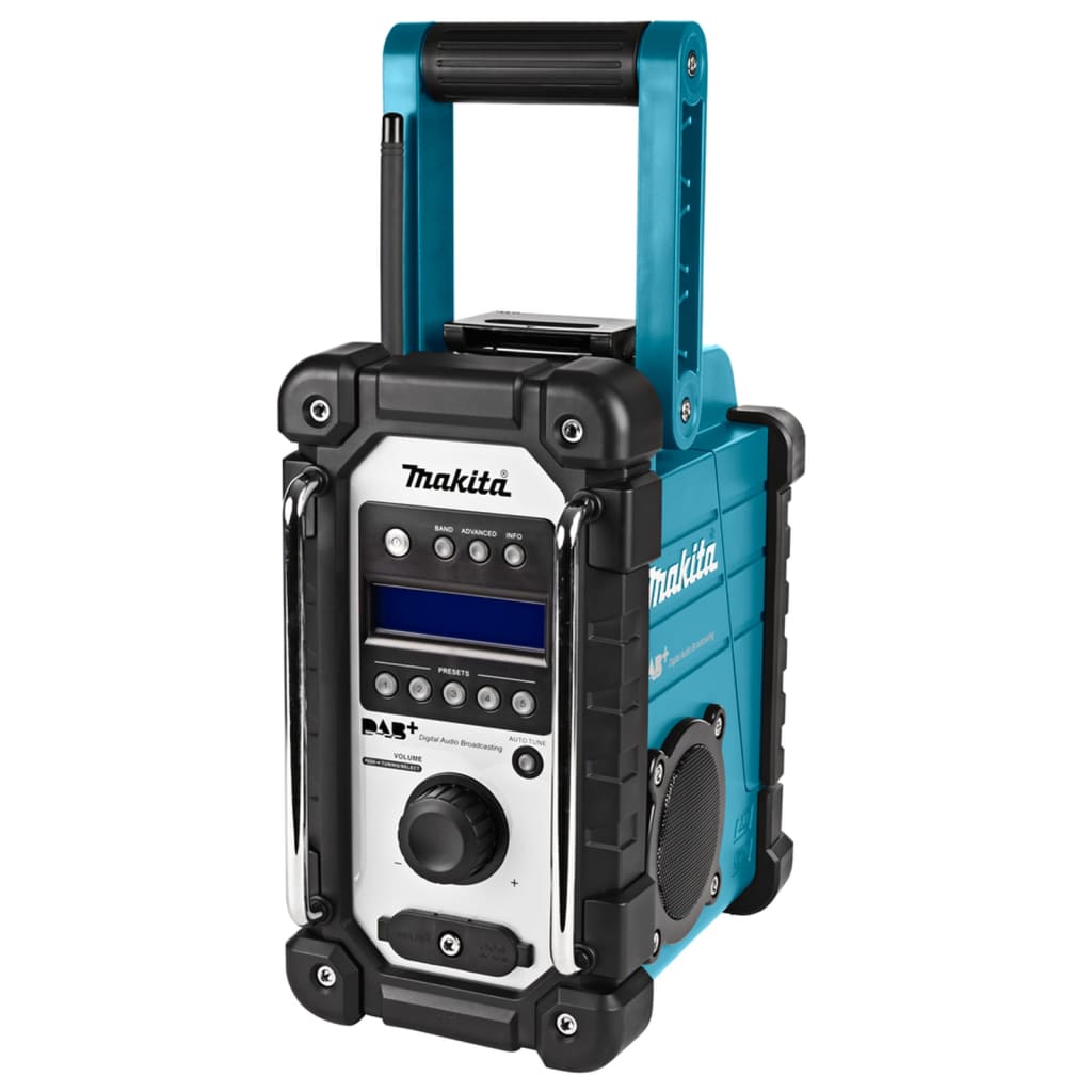 

Makita Bouwplaatsradio zonder accu en oplader blauw en zwart