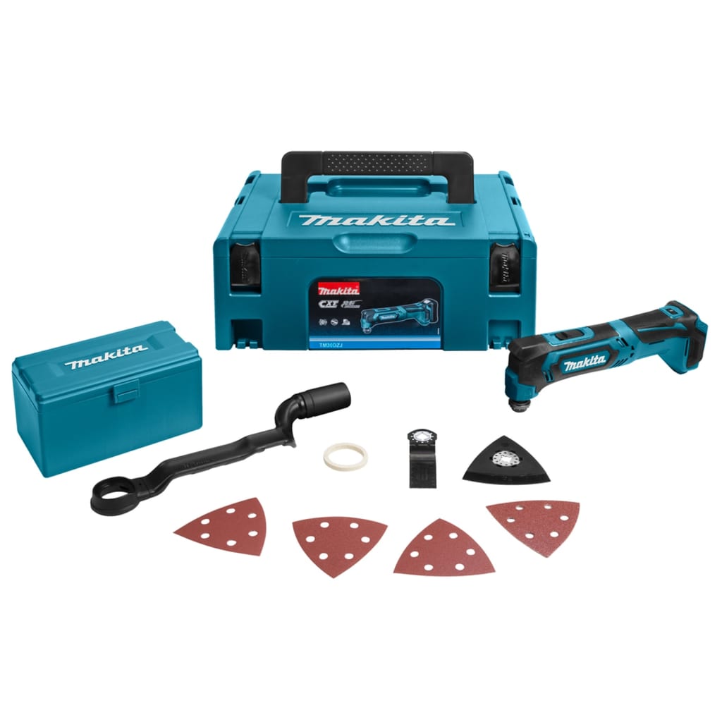 

Makita Multitool snoerloos 10,8 V blauw en zwart