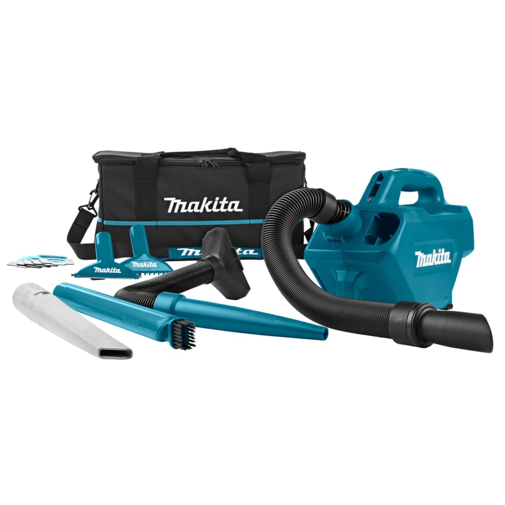 Makita batteridrevet støvsuger 10,8 V blå