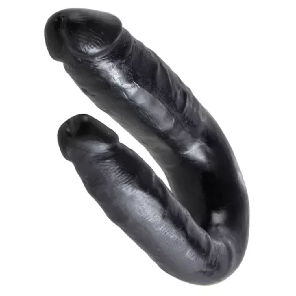 Pipedream - King Cock Double Trouble - Small - Black