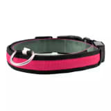 Hundhalsband med LED Ljus - Rosa - XL