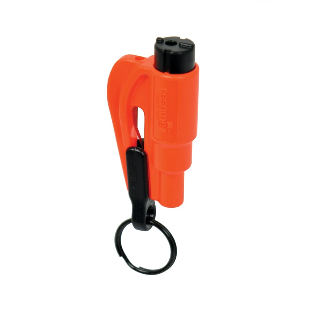 Lifehammer sleutelhanger ResQMe oranje 17,5 cm
