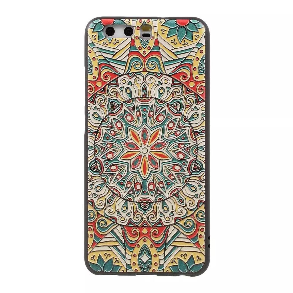 CasualCases Reliëf softcase hoes mandala patroon Huawei P10