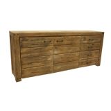 Teak - Dressoir | 220 x 50 x 90 (h) cm