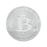Silver Plated BitCoin