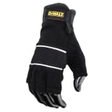 411123 DeWalt Work Gloves Half Finger Black DPG213L EU