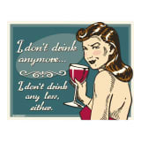 Metalen Retro Bord Dont Drink