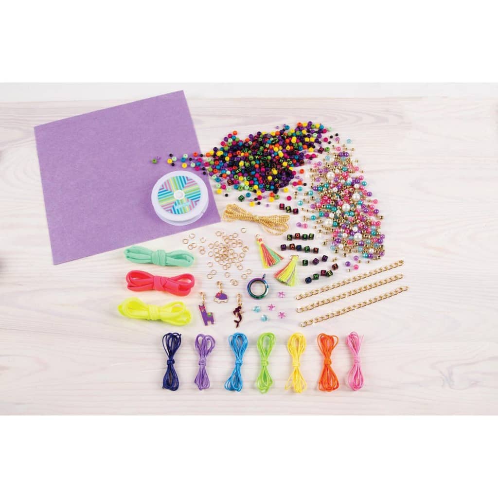 make it real Ensemble d'atelier de bracelets Mega 872 pcs