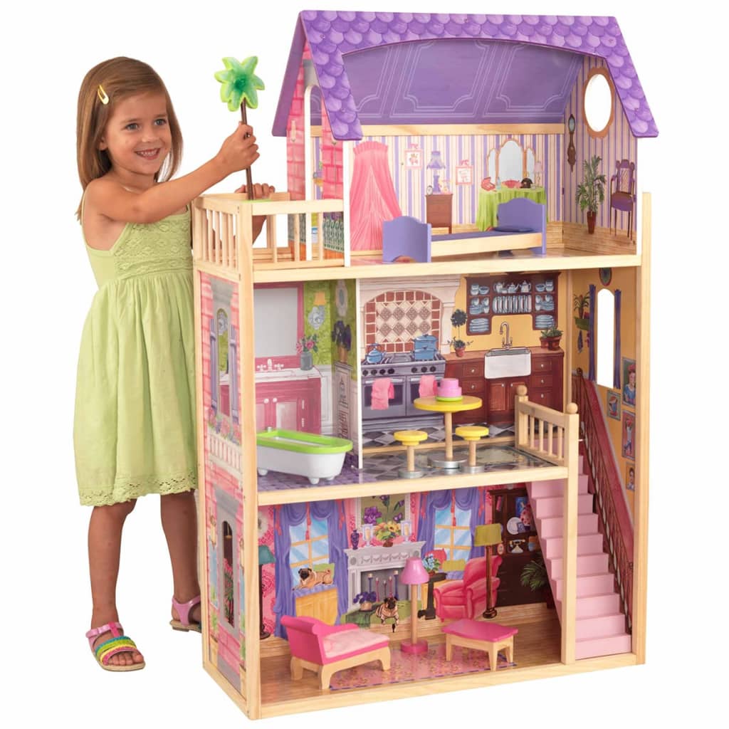 

KidKraft Poppenhuis met 3 etages Kayla 73,7x33,7x114,3 cm 65092