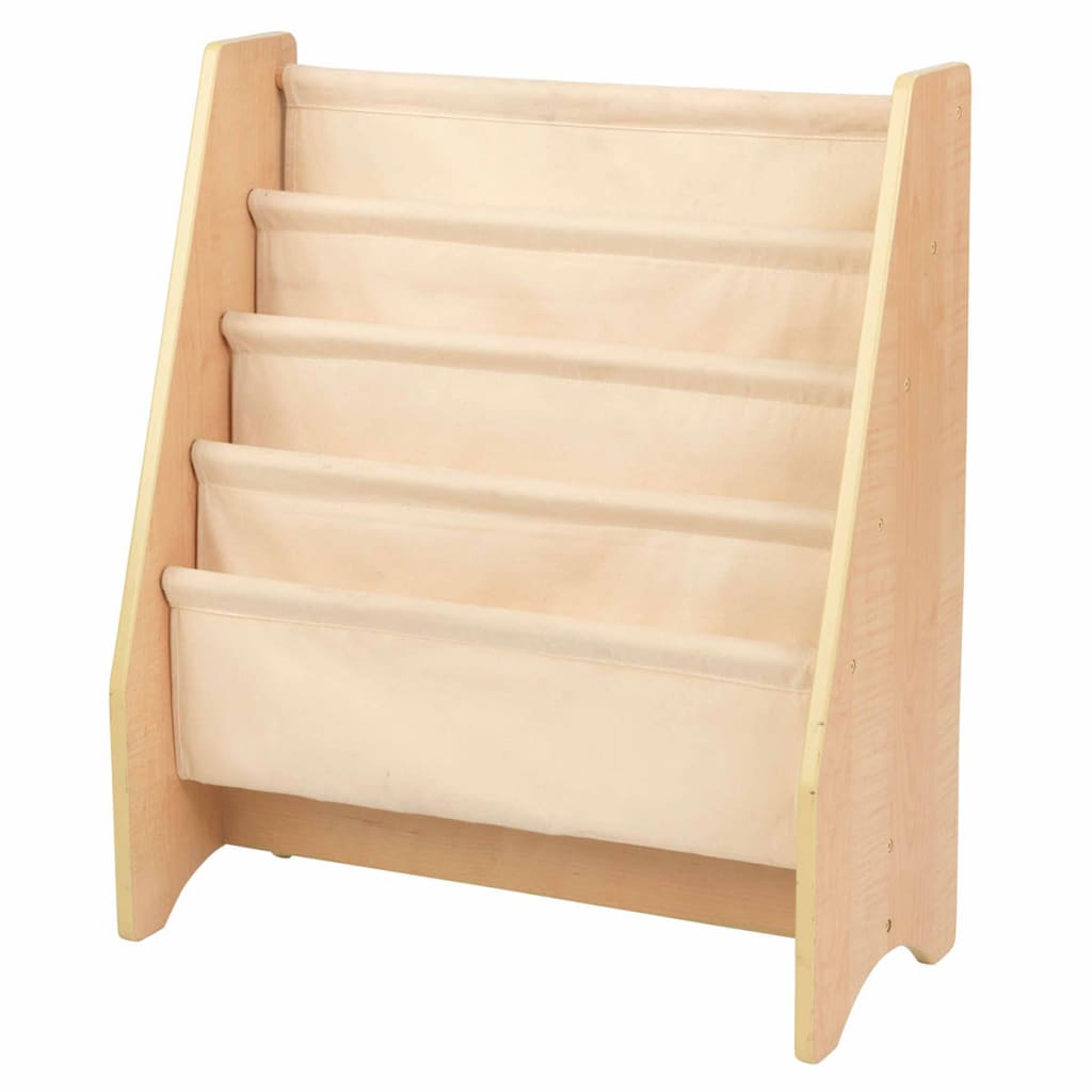 Afbeelding KidKraft Kinder boekenrek met hangvakken bruin 61x29,9x71,1 cm 14221 door Vidaxl.nl