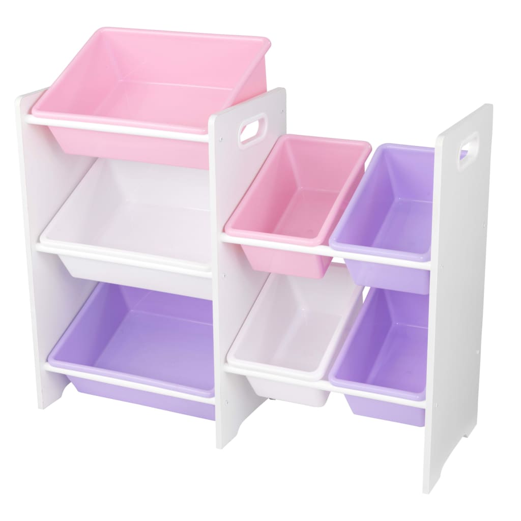 

KidKraft Opbergmeubel met 7 bakken 83,01x29,97x73,66 cm pastelkleurig