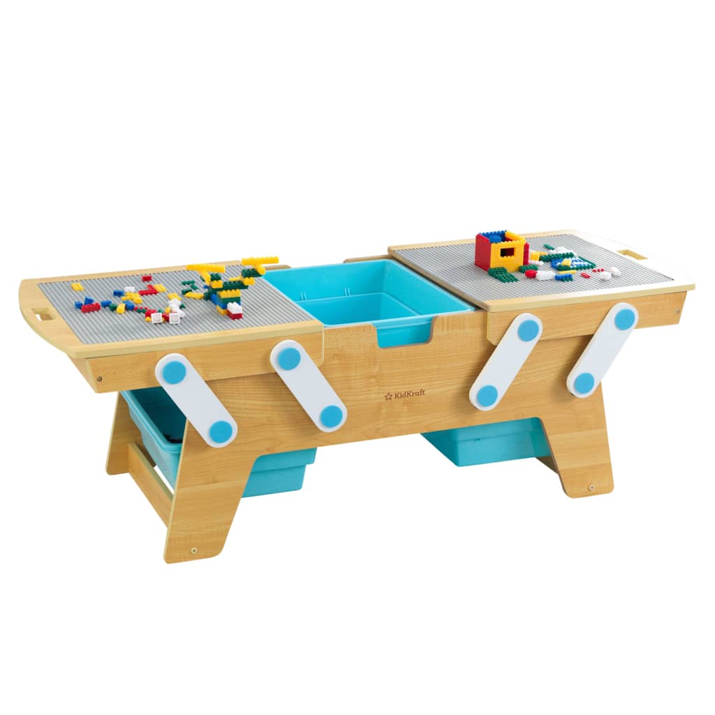 

KidKraft Bouwtafel Play N Store naturel