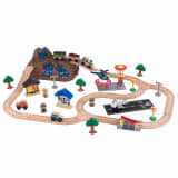 KidKraft Eisenbahnset Bucket Top Mountain 61-tlg Mehrfarbig Holz 17826