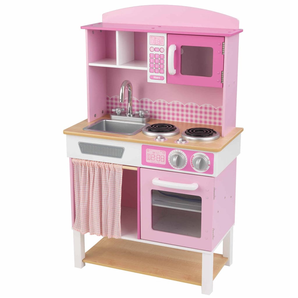 KidKraft Speelgoed keuken home Cookin' 61x34x101 cm roze 53198 online kopen