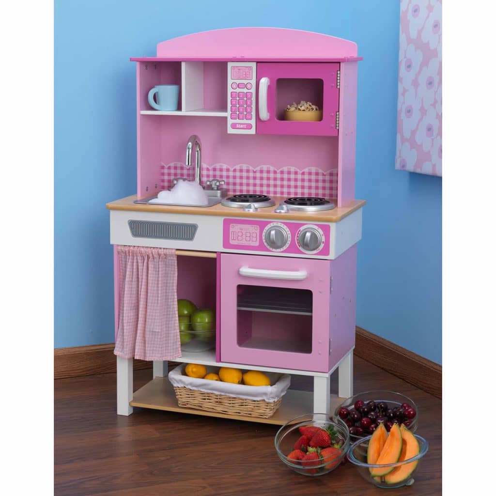 

KidKraft Speelgoed keuken home Cookin' 61x34x101 cm roze 53198