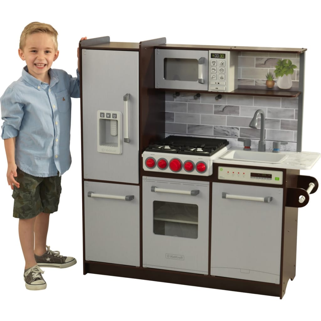 KidKraft Uptown Elite Espresso speelkeuken met EZ Kraft Assembly