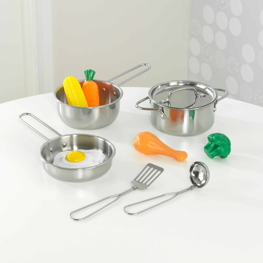 

KidKraft Deluxe Kook- en eetgerei set 10-delig 63186