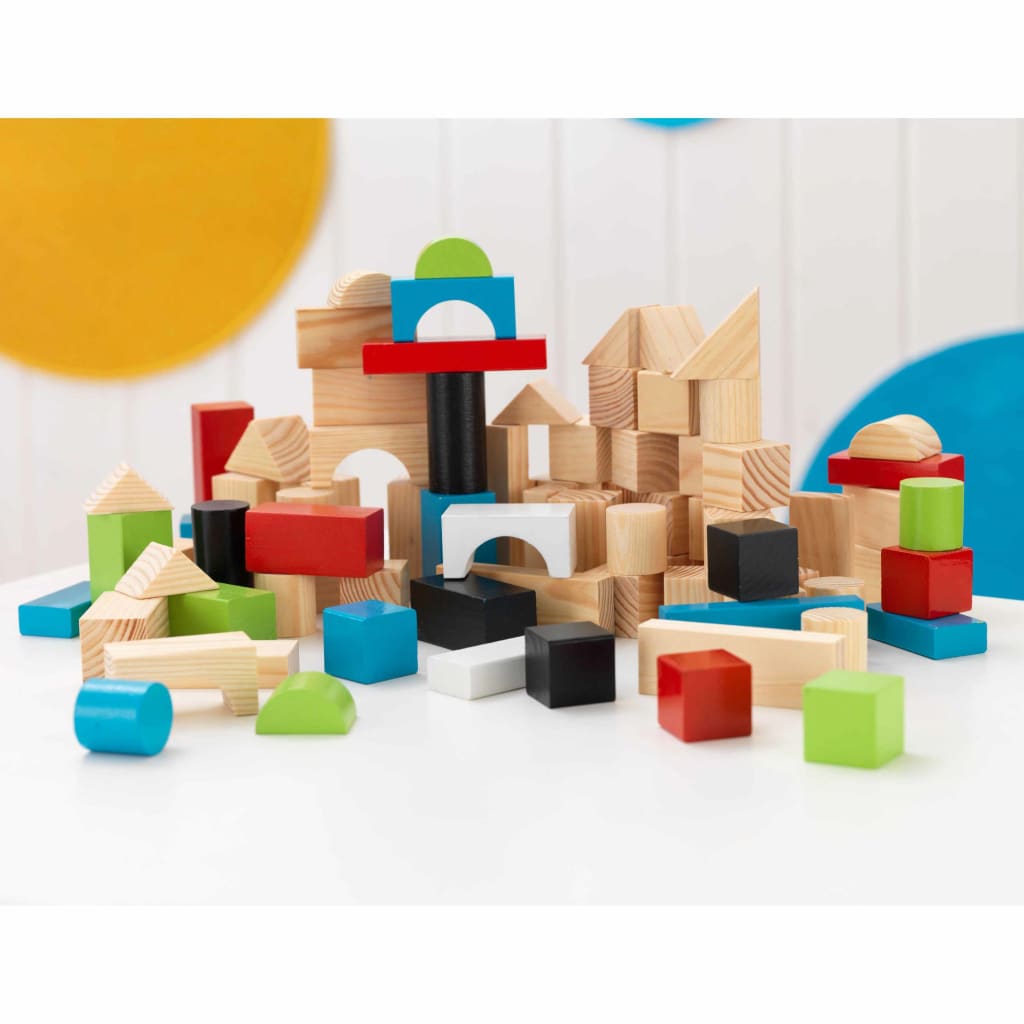 

KidKraft Bouwblokken set hout 100-delig 63242