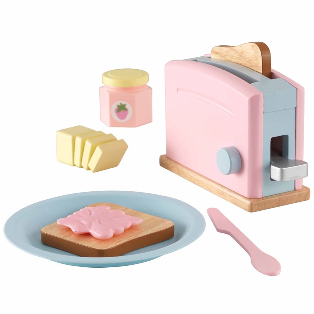 

KidKraft Speelgoed broodrooster pastelkleurig 8-delig 63374