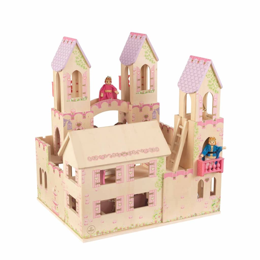

KidKraft Prinsessenkasteel met 4 poppen 45,7x44,5x54 cm 65259