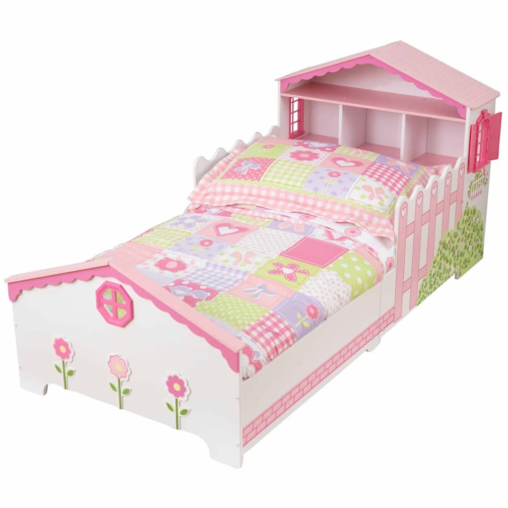 Afbeelding KidKraft Peuterbed met opbergruimte 165x76x73 poppenhuis cm 76255 door Vidaxl.nl