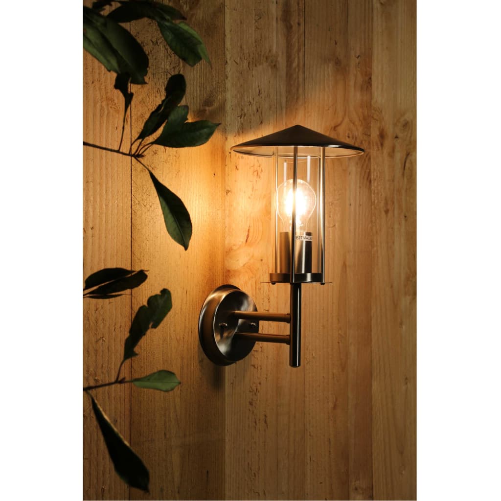 VidaXL - Luxform Wandlamp voor buiten Utah 230 V zilver LUX1708S