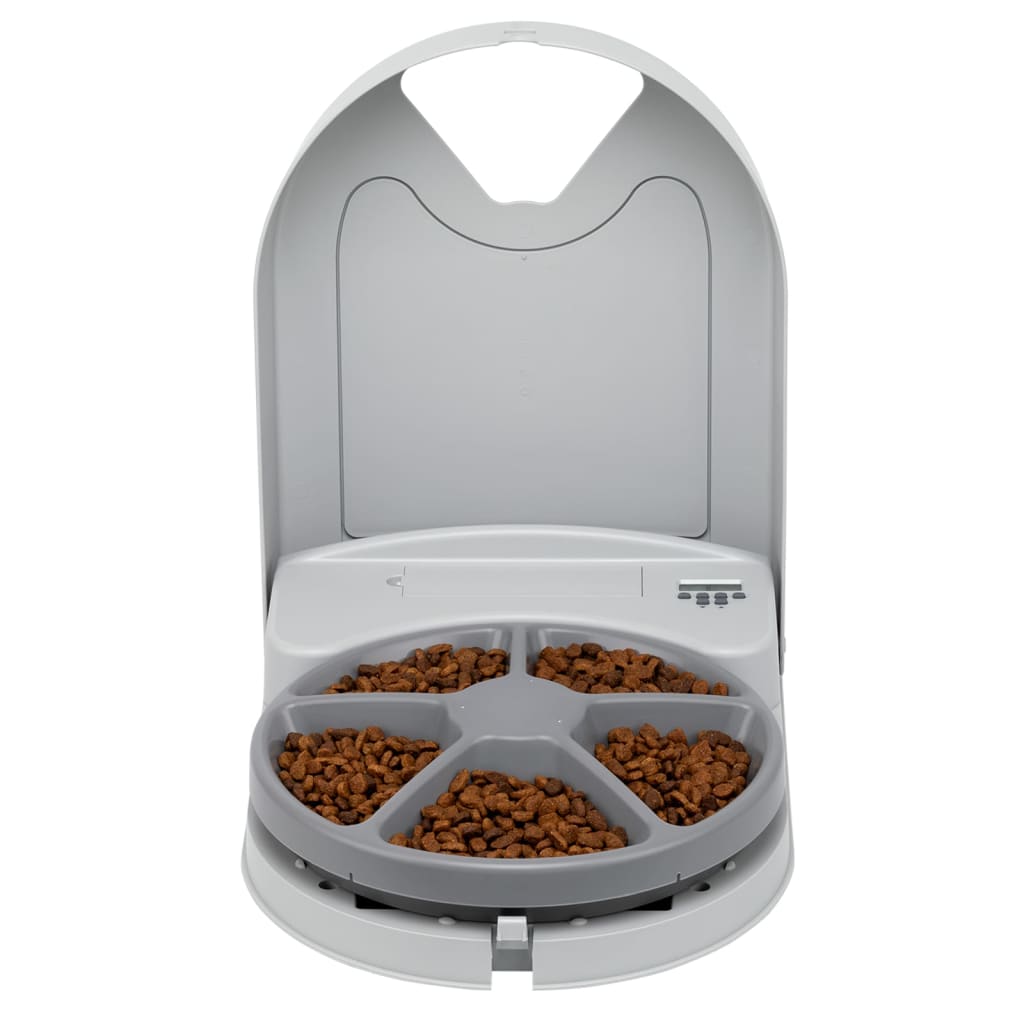 Dispensatore Di 5 Pasti Per Animali Eatwell Con Timer Grigio PetSafe 16 width=274