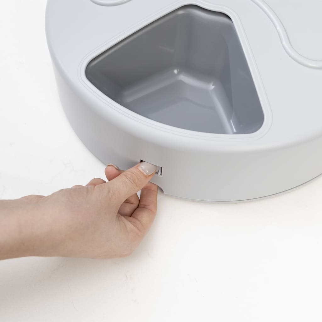 Dispensatore Di 5 Pasti Per Animali Eatwell Con Timer Grigio PetSafe 18 width=274