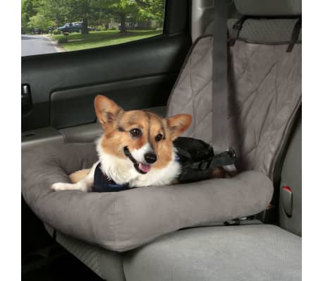 Happy Ride Κρεβάτι Σκύλου Car Cuddler Γκρι Μικρό