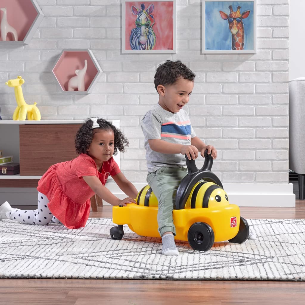 Step 2 2-in-1 Rutschauto und Hüpfspielzeug Bumblebee
