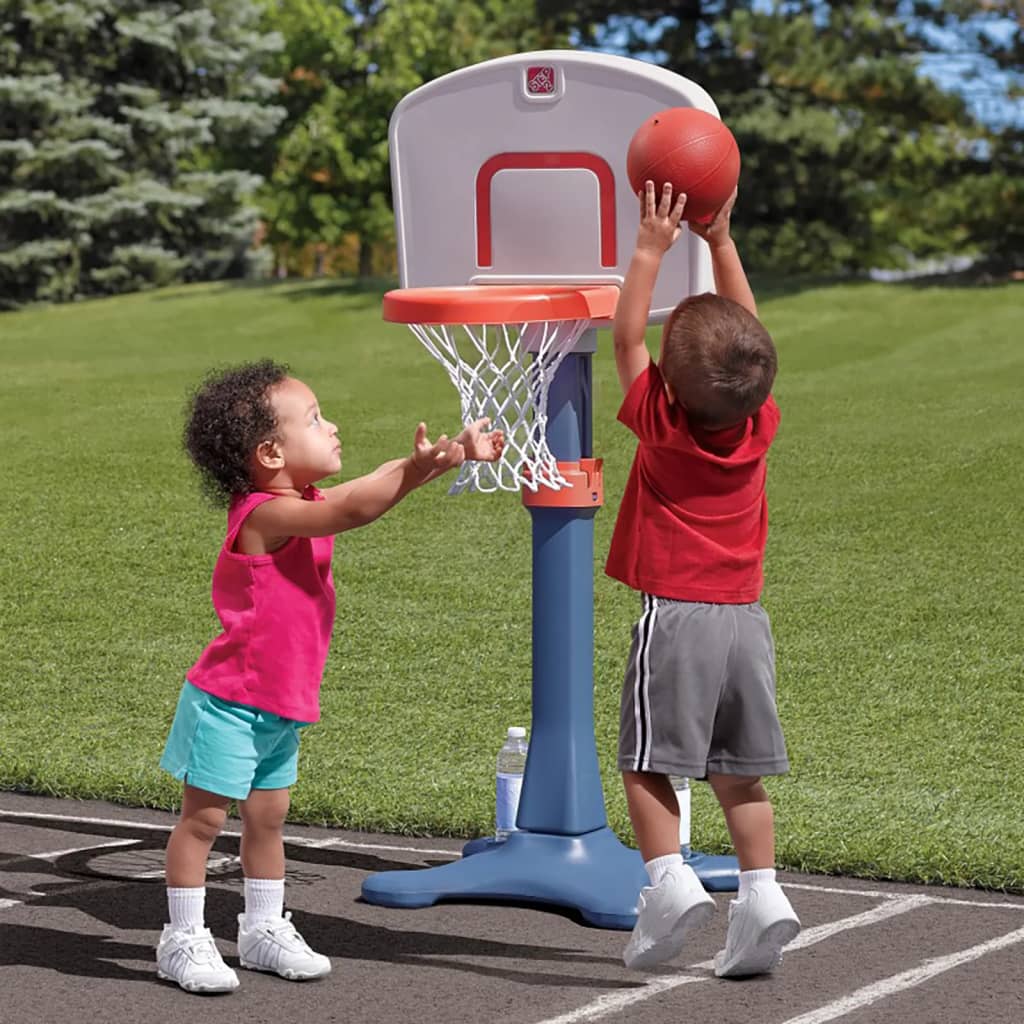 Step2 Ensemble de basket Shootin' Hoops Junior Bleu, blanc et orange