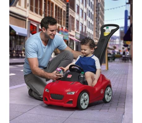 Voiture à pousser pour enfants whisper ride rouge