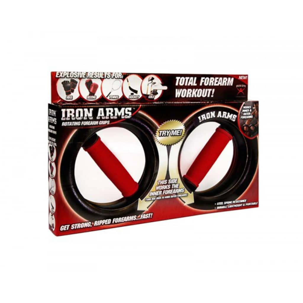 

Iron Gym Iron Arms zwart en rood IRG007