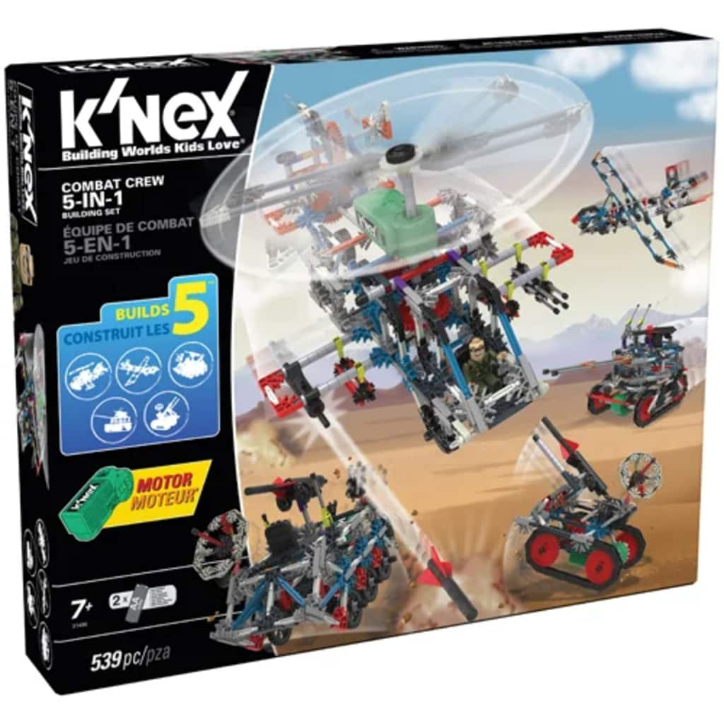 K'nex Combat Crew 5-in-1 Building Set