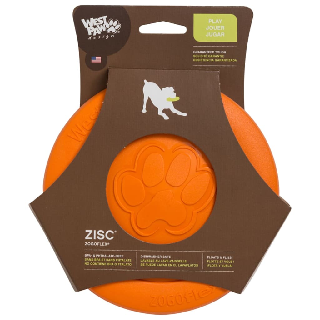 Frisbee Per Cani Zisc Taglia L Arancione 1937 Zogoflex 10 width=274