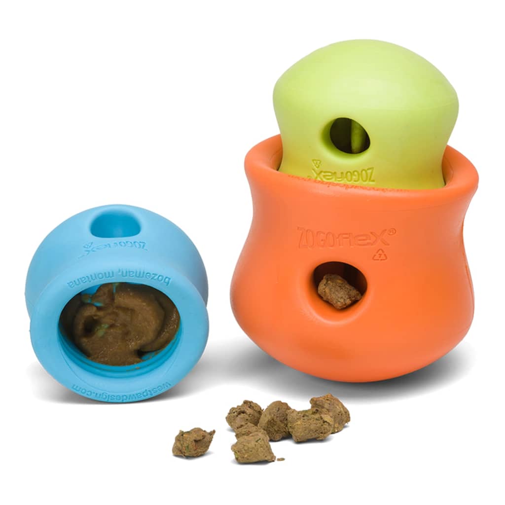 Giocattolo Per Cani Con Zogoflex Toppl Arancione Mandarino S West Paw 16 width=274