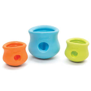 441991 West Paw Dog Toy with Zogoflex "Toppl" Aqua Blue S