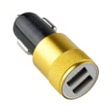 Universaali autolaturi kahdella USB-portilla - Kulta