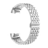 Ruostumaton ranneke yhteensopiva Fitbit Charge 3:n kanssa, Hopea